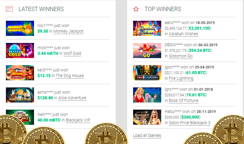 Free bitcoin casino bitcoin slot games new